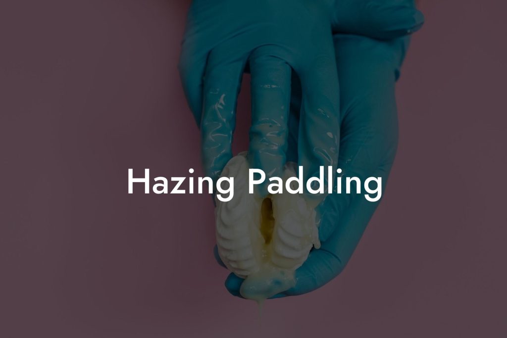 Hazing Paddling