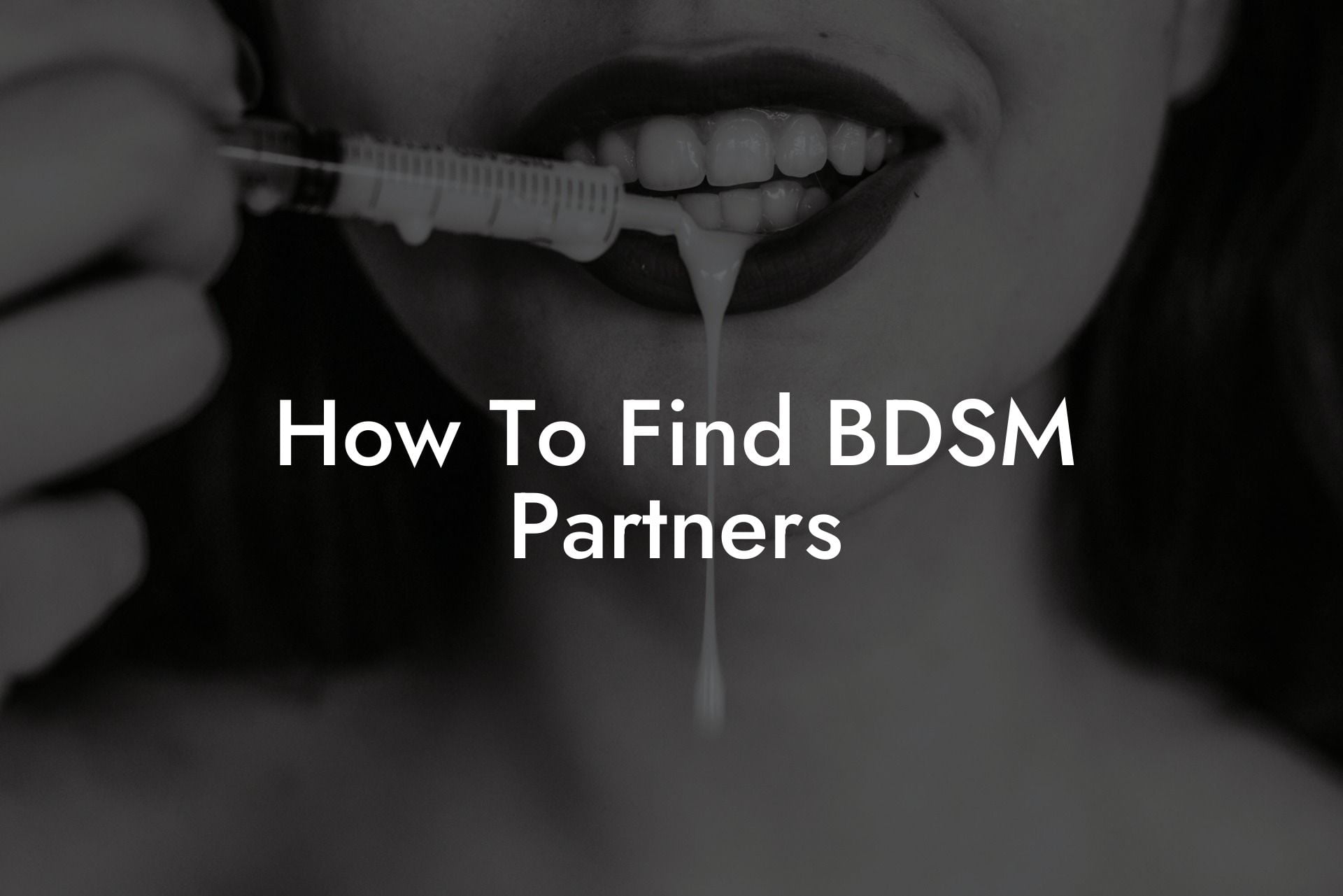 How To Find BDSM Partners