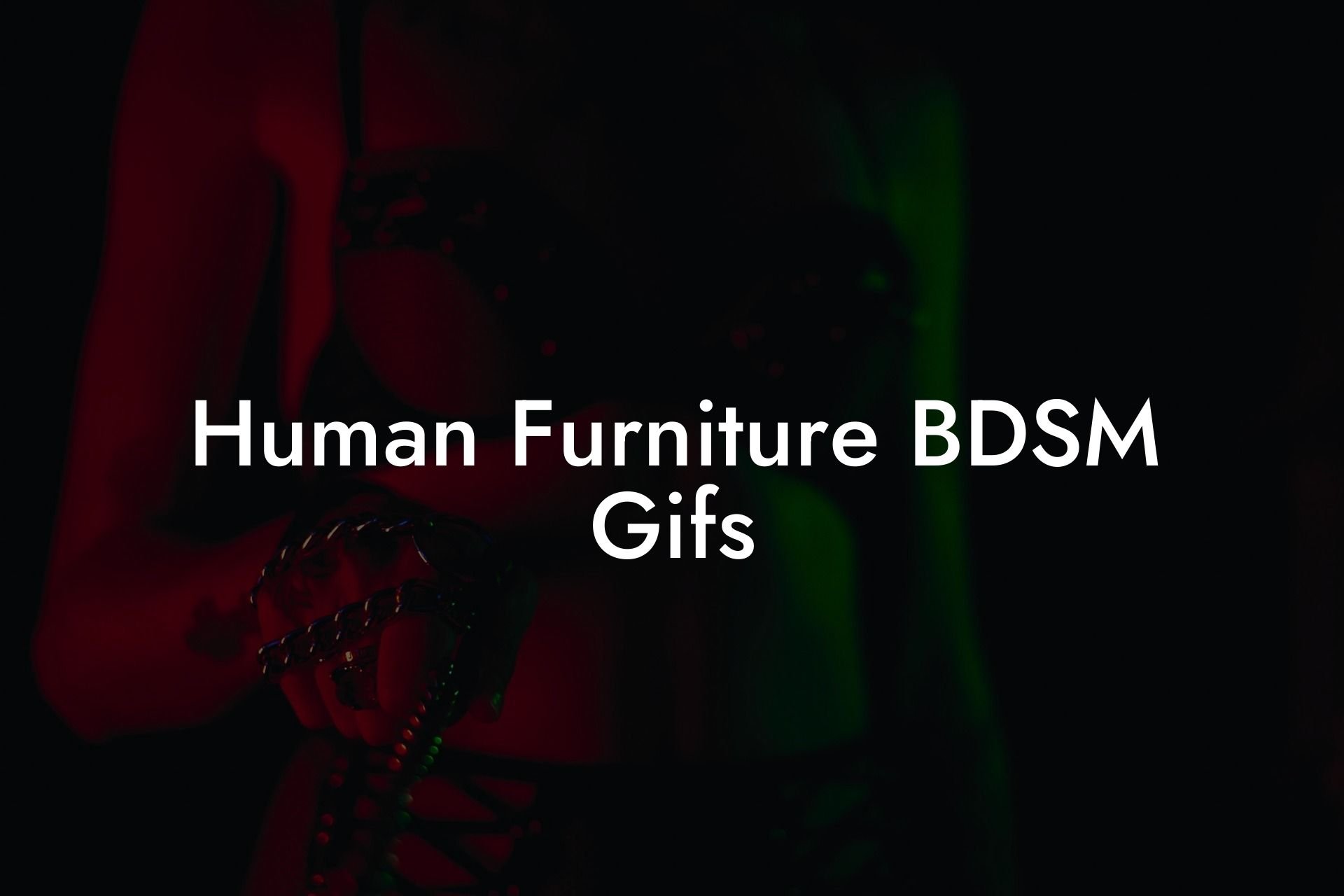Human Furniture BDSM Gifs