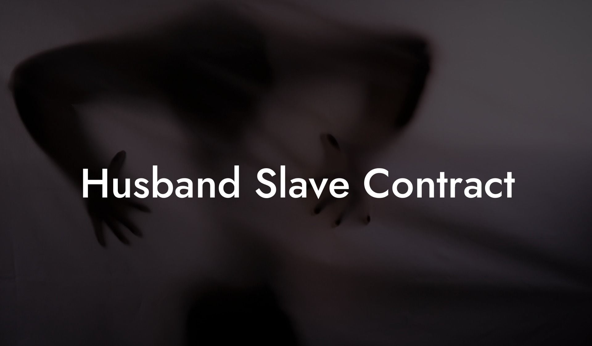 Husband Slave Contract