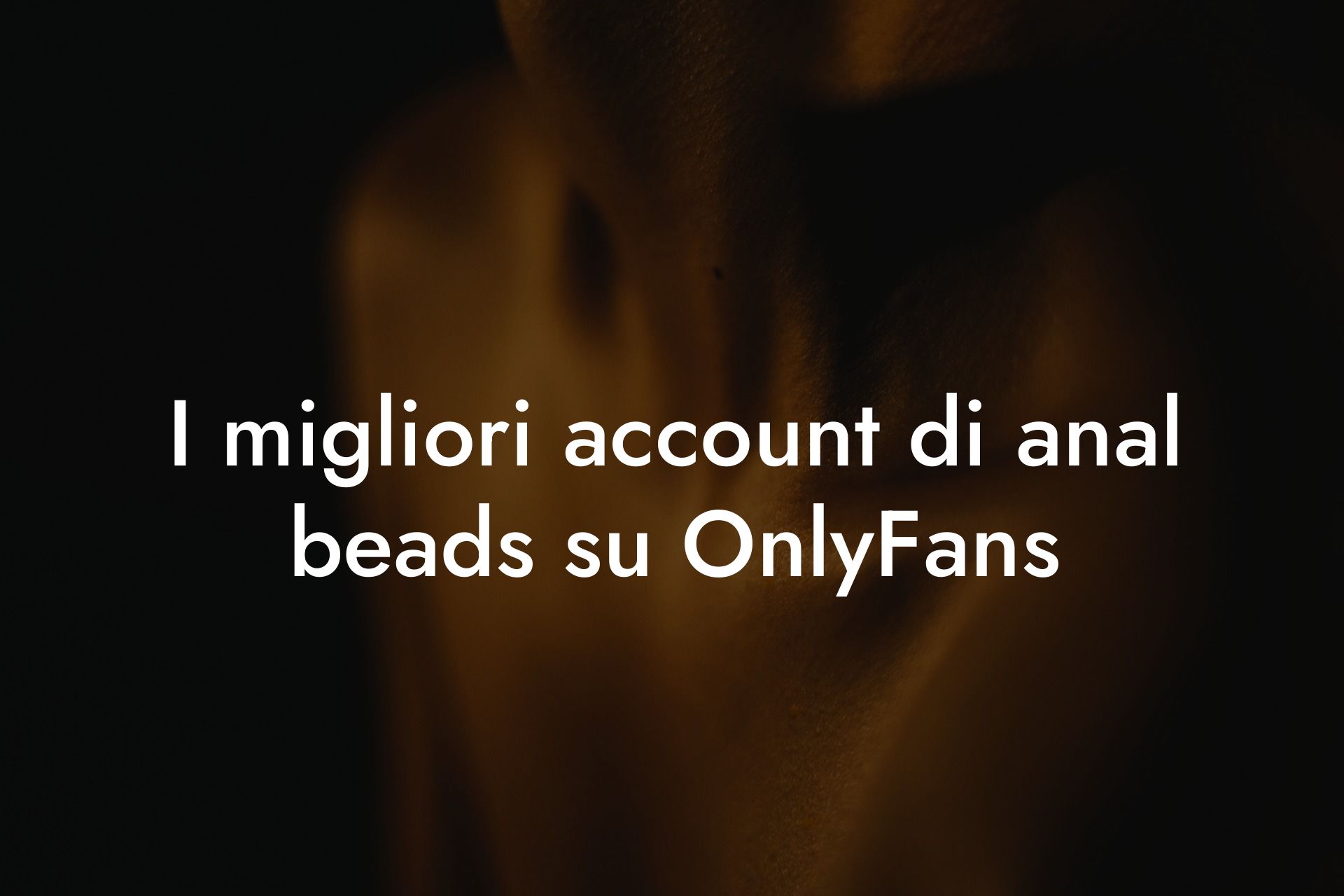 I migliori account di anal beads su OnlyFans