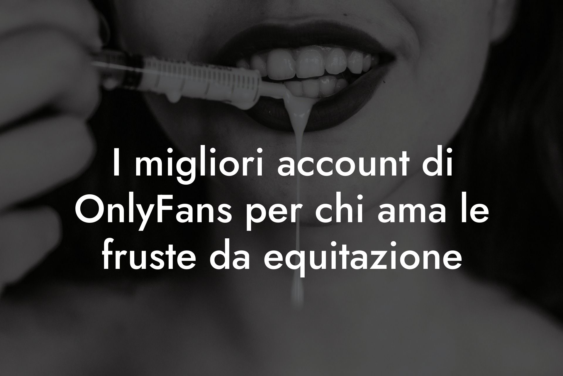 I migliori account di OnlyFans per chi ama le fruste da equitazione
