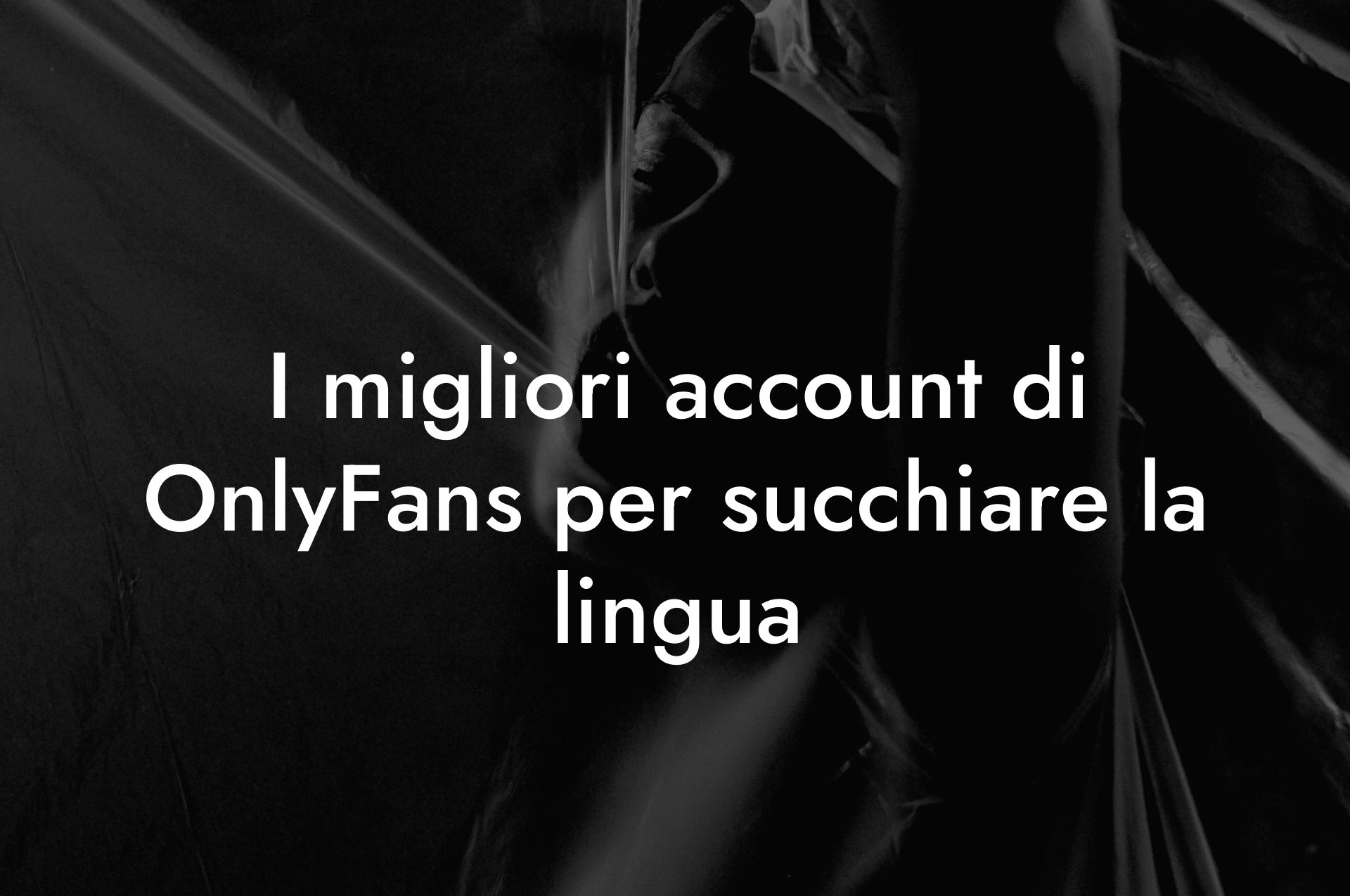 I migliori account di OnlyFans per succhiare la lingua