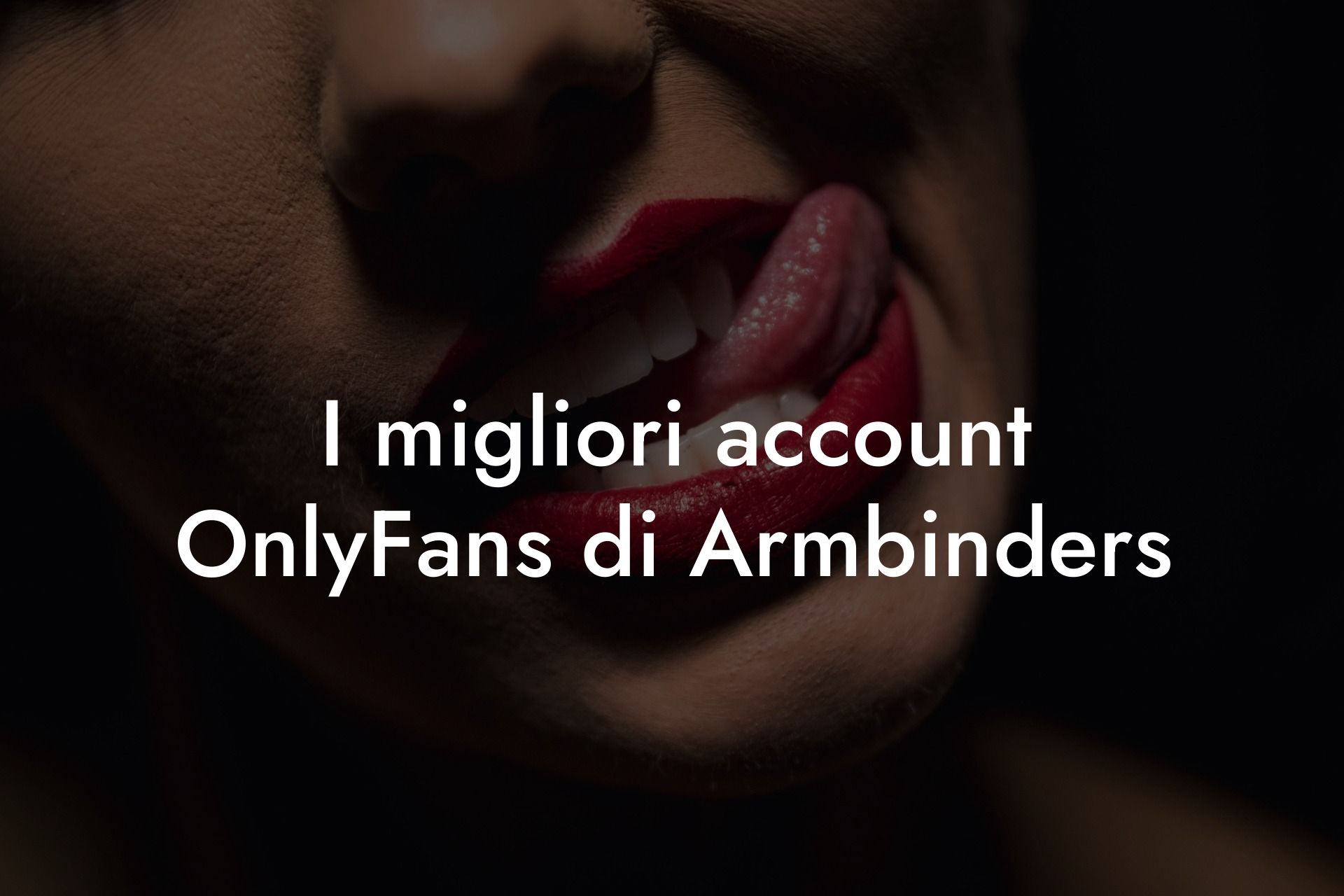 I migliori account OnlyFans di Armbinders