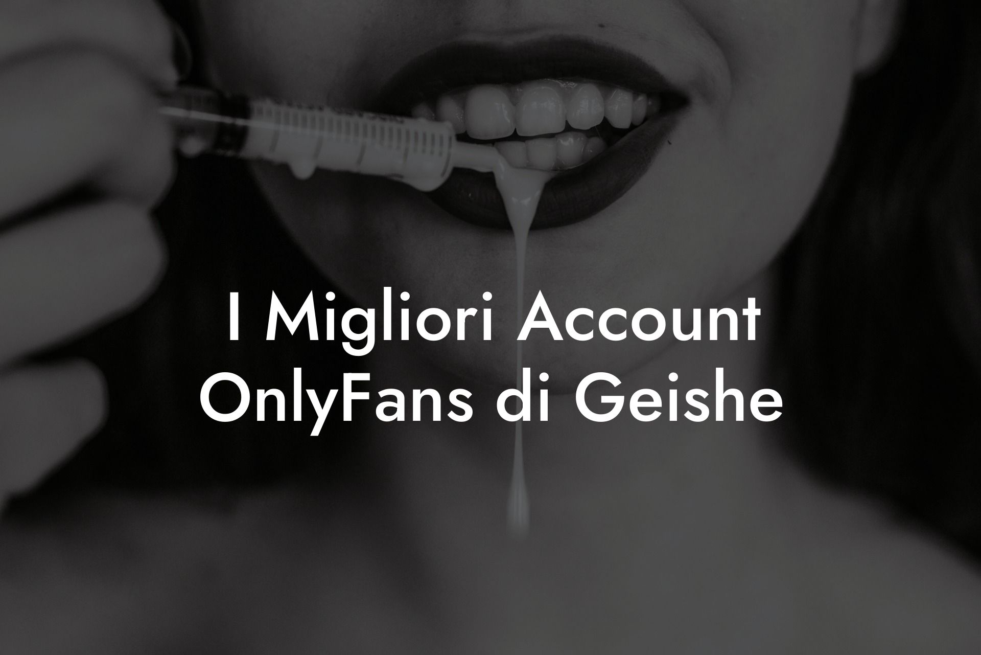 I Migliori Account OnlyFans di Geishe