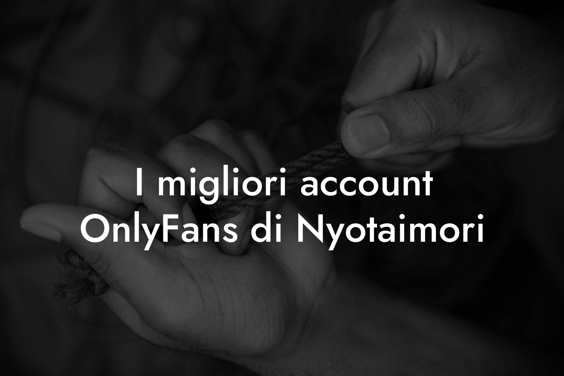 I migliori account OnlyFans di Nyotaimori
