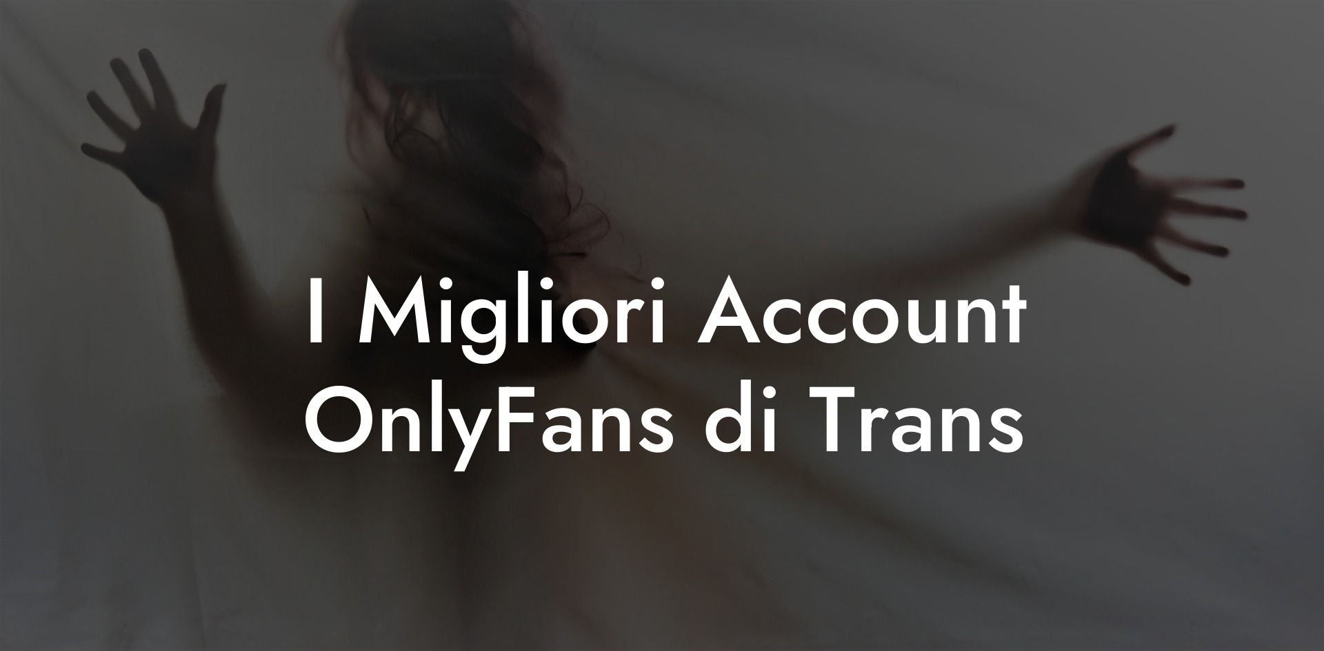 I Migliori Account OnlyFans di Trans