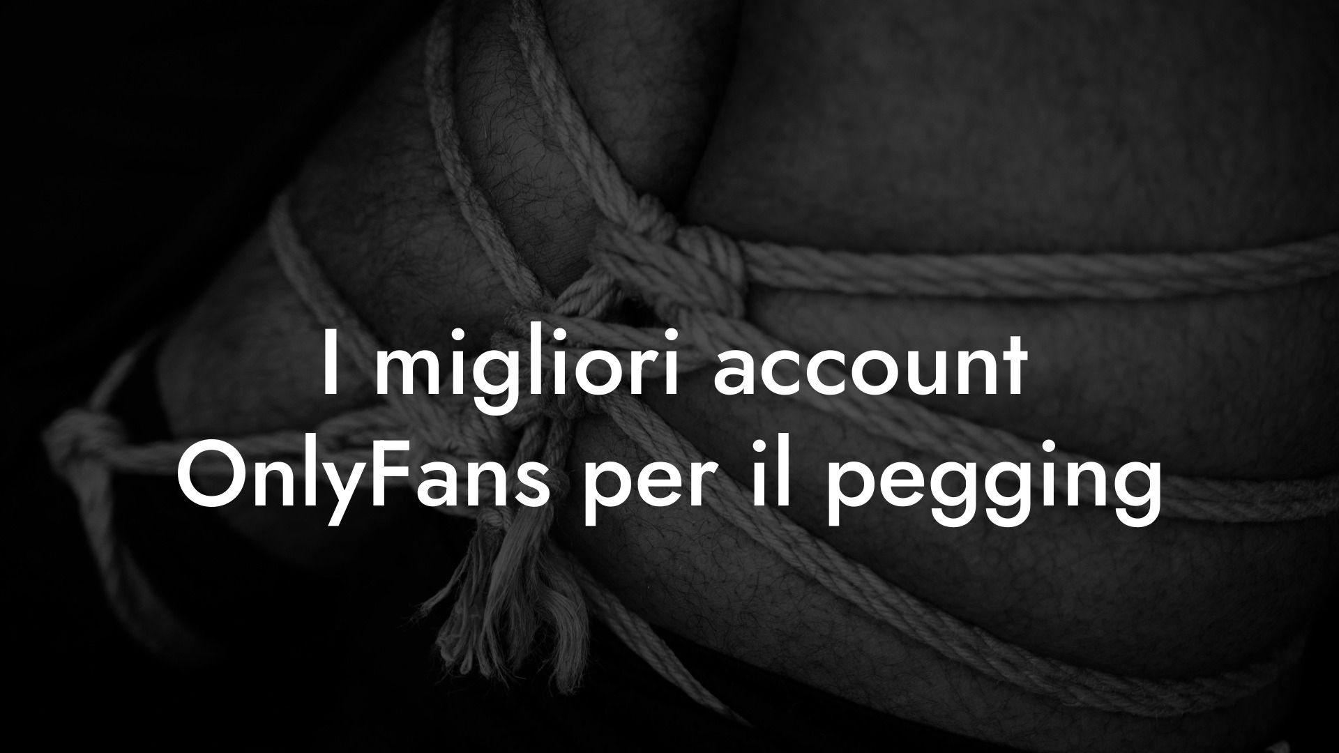 I migliori account OnlyFans per il pegging