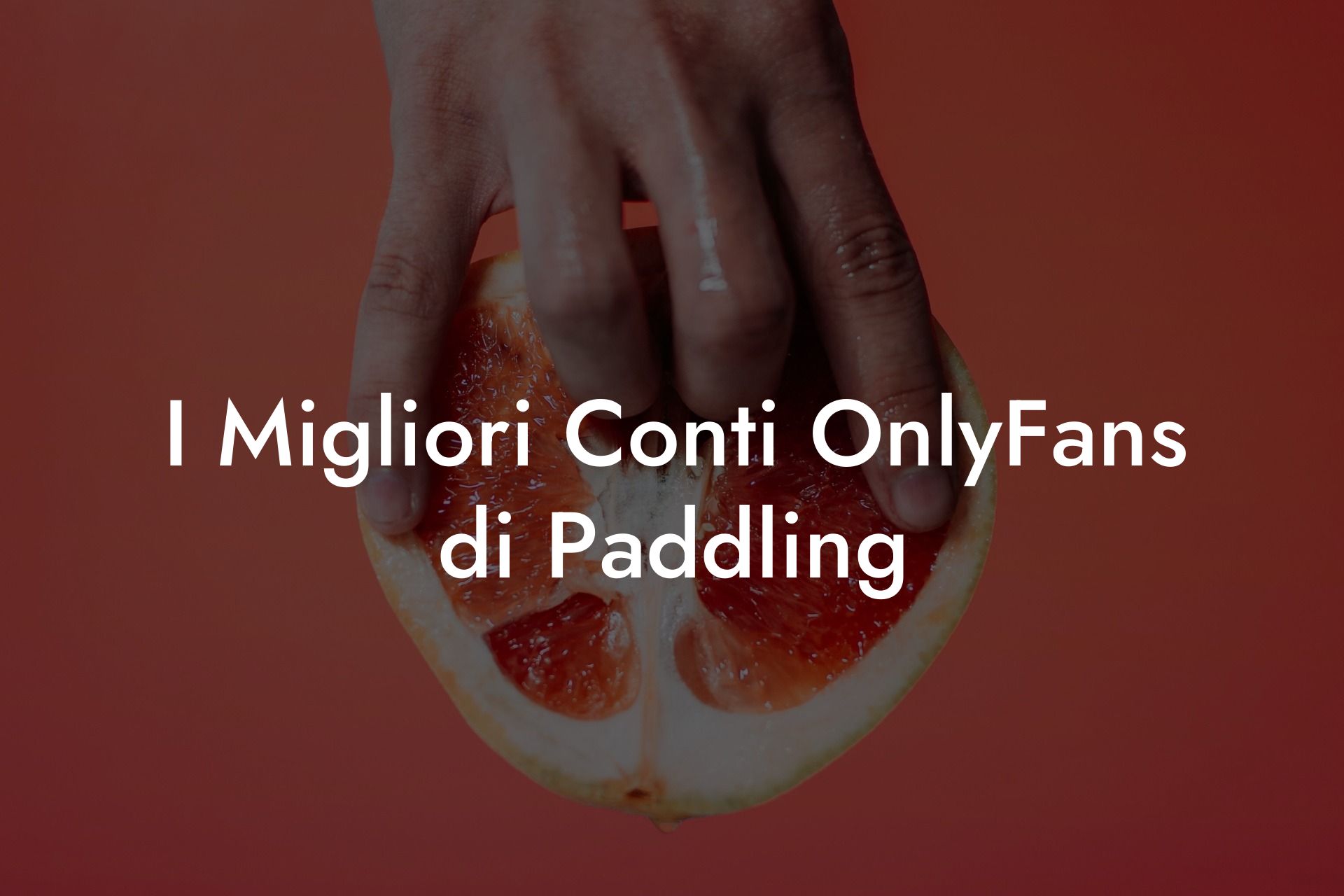 I Migliori Conti OnlyFans di Paddling