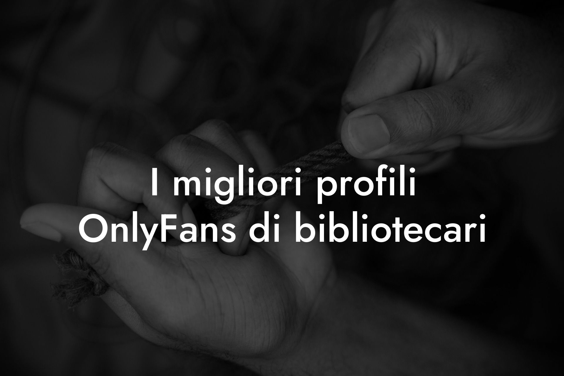 I migliori profili OnlyFans di bibliotecari