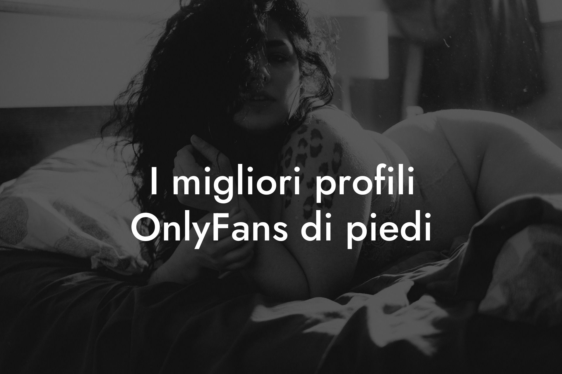 I migliori profili OnlyFans di piedi