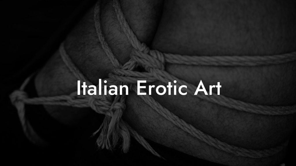 Italian Erotic Art