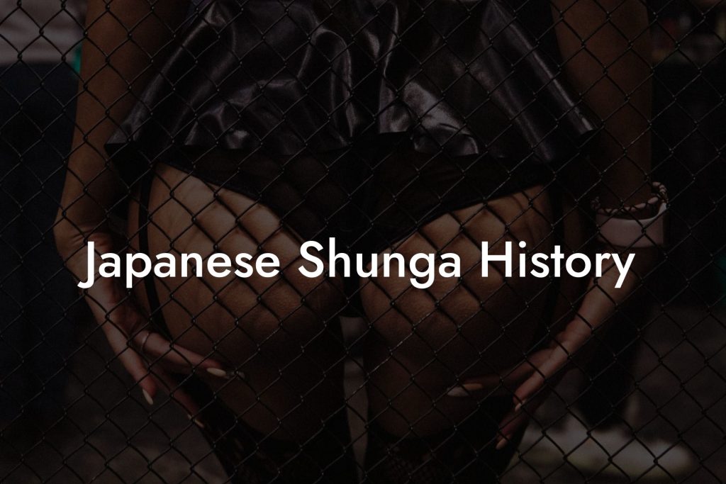 Japanese Shunga History