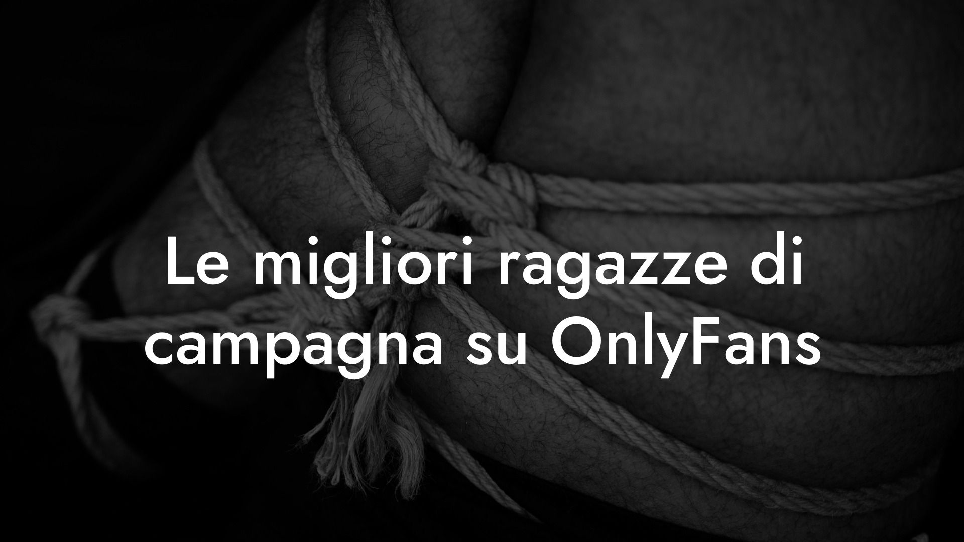 Le migliori ragazze di campagna su OnlyFans