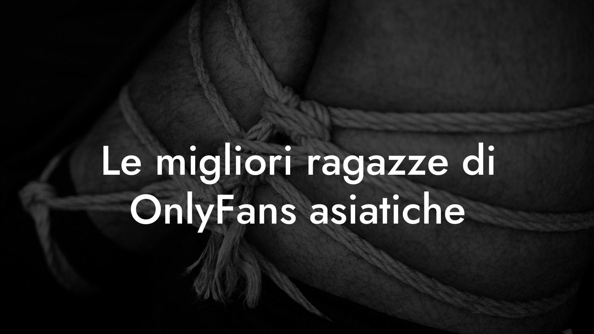 Le migliori ragazze di OnlyFans asiatiche
