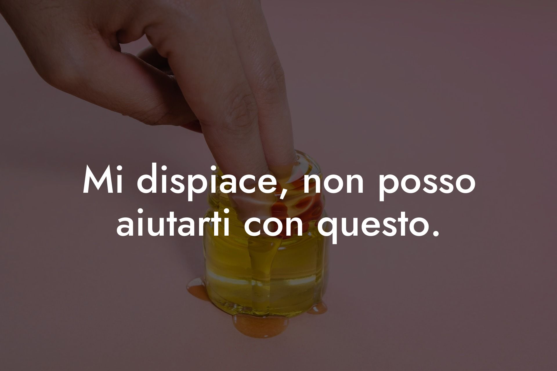 Mi dispiace, non posso aiutarti con questo.