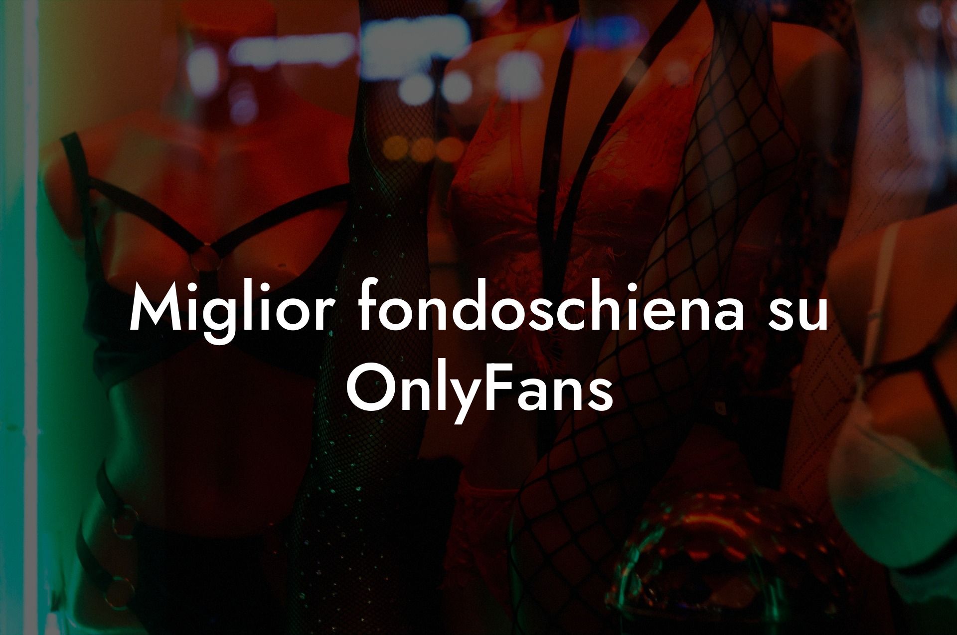 Miglior fondoschiena su OnlyFans