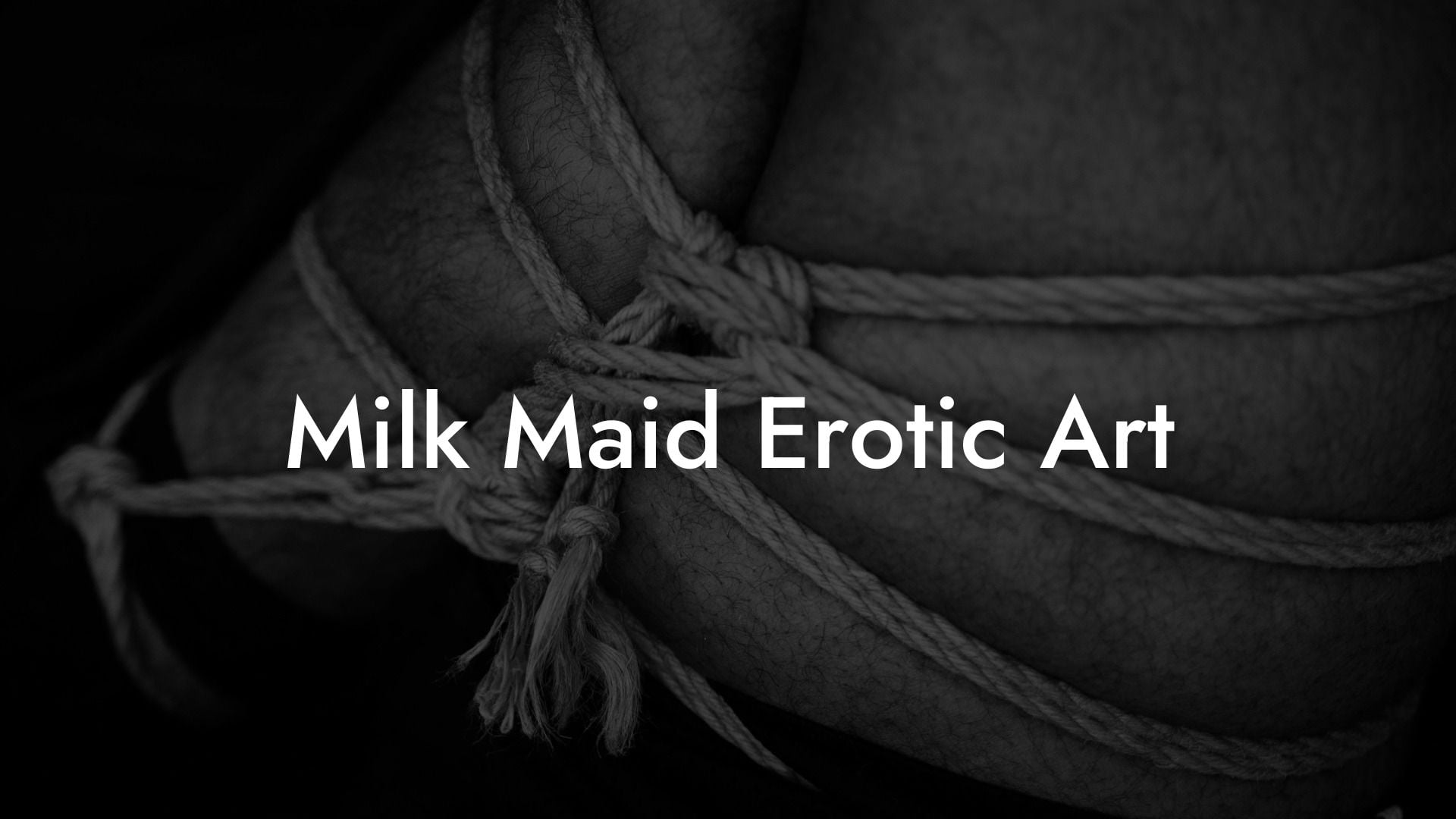 Milk Maid Erotic Art