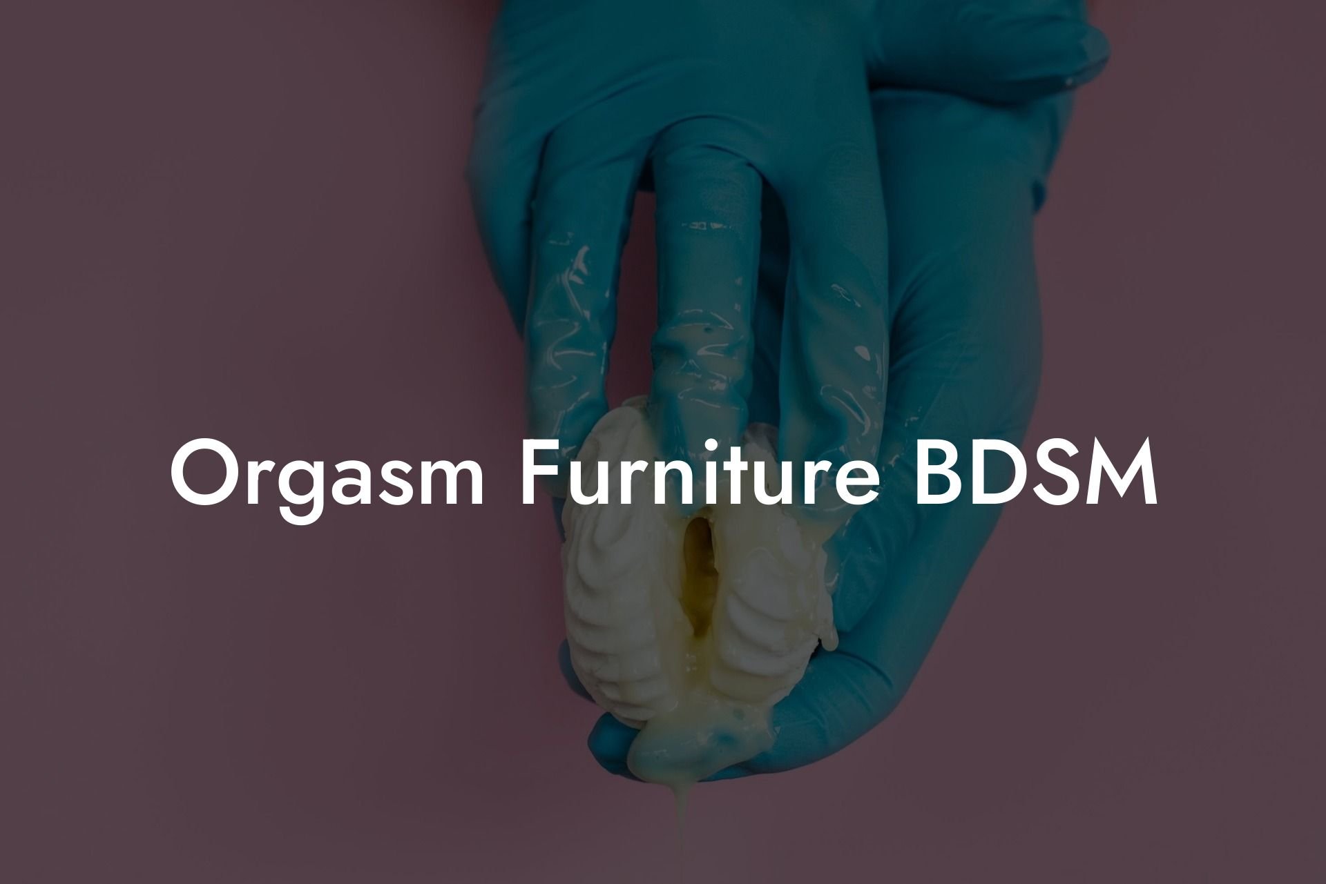 Orgasm Furniture BDSM