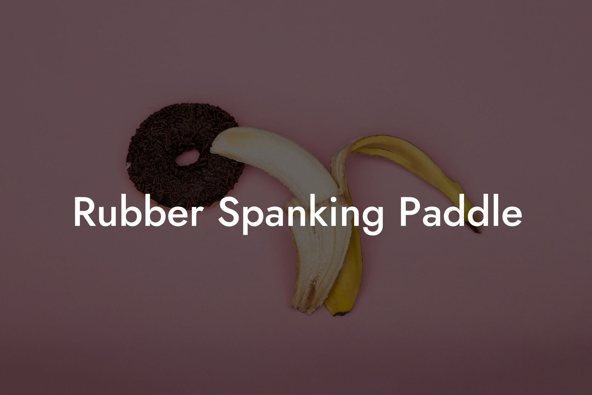 Rubber Spanking Paddle