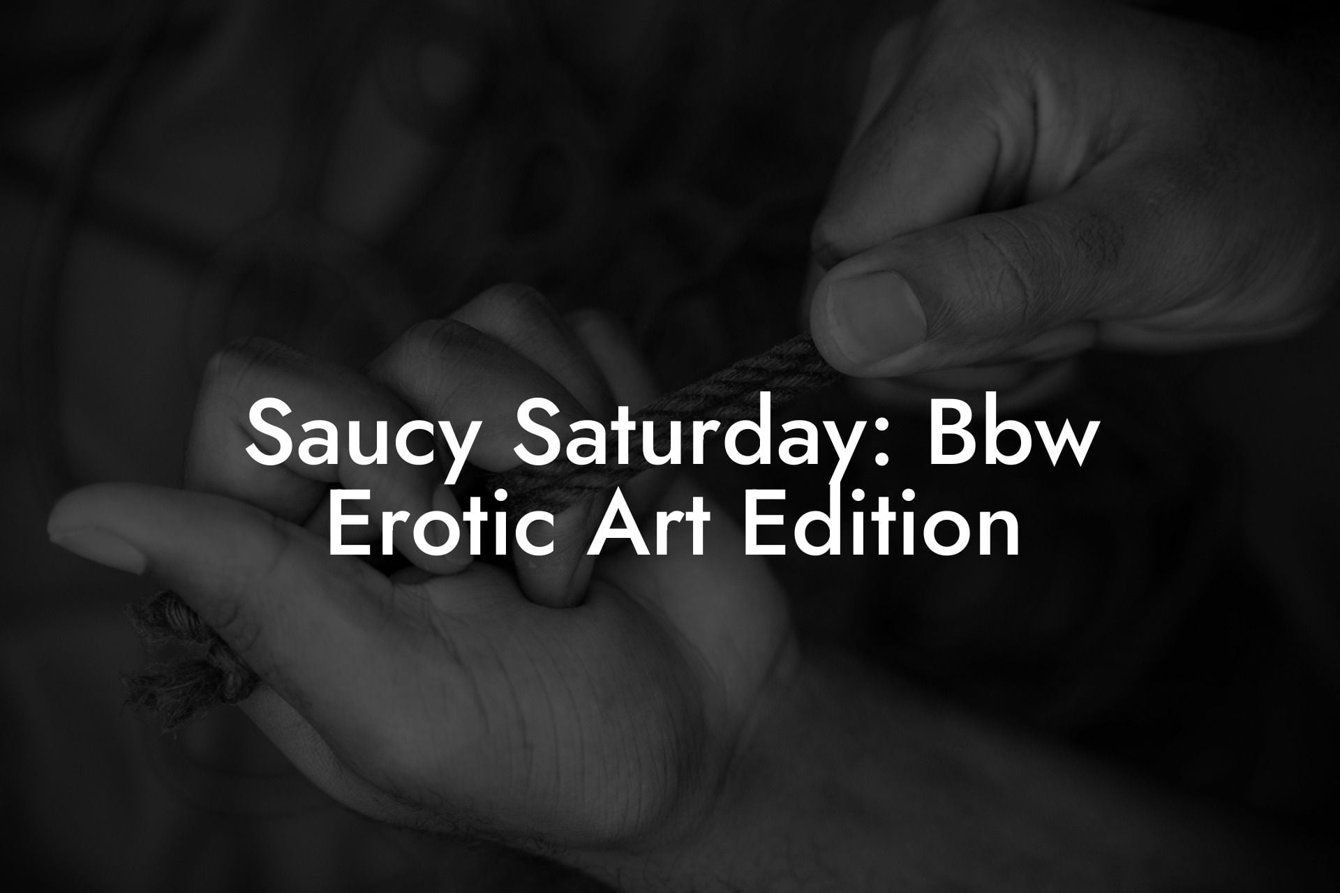 Saucy Saturday: Bbw Erotic Art Edition