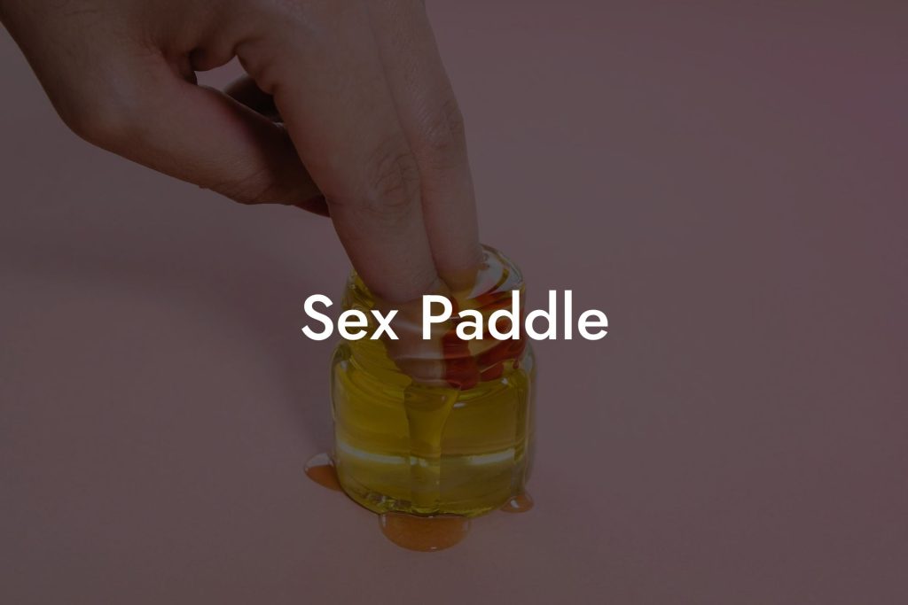 Sex Paddle