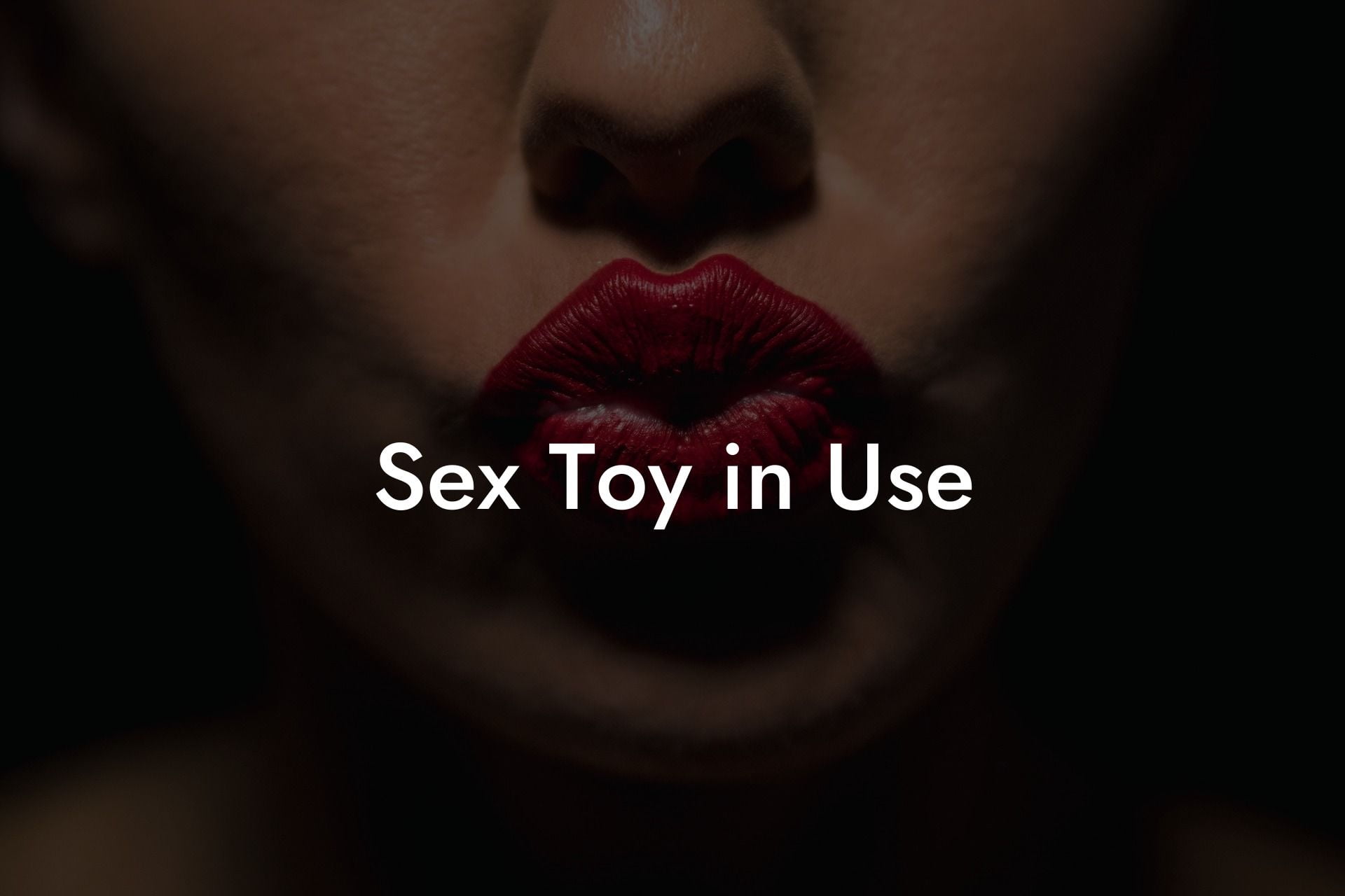 Sex Toy in Use