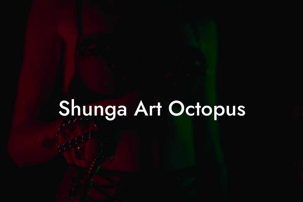 Shunga Art Octopus