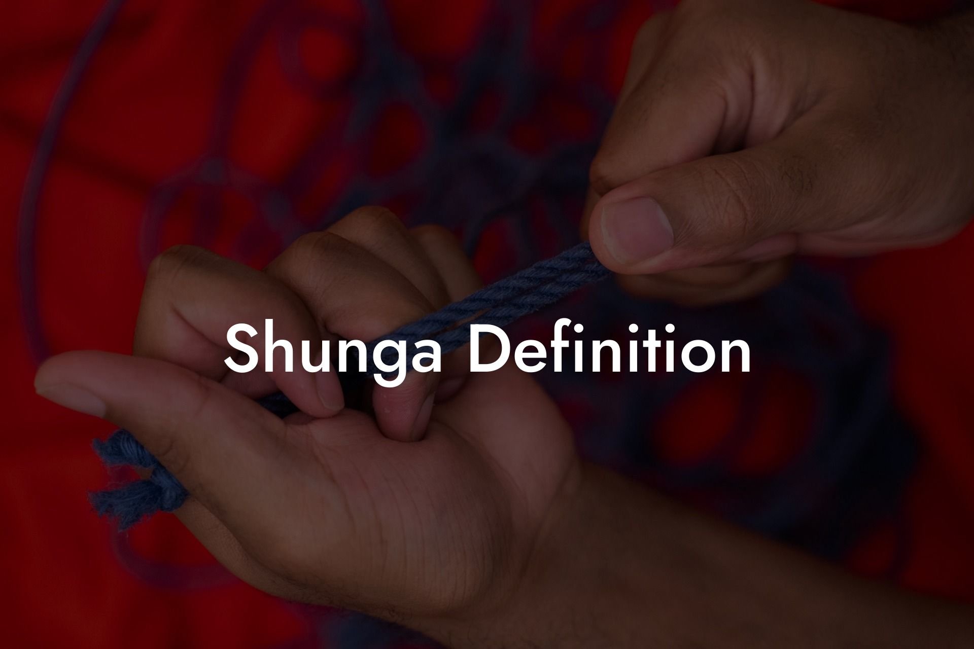 Shunga Definition