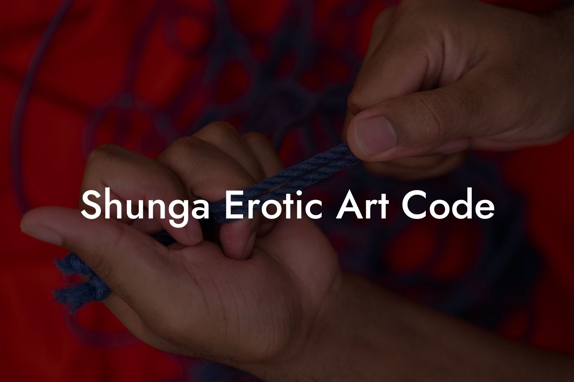 Shunga Erotic Art Code