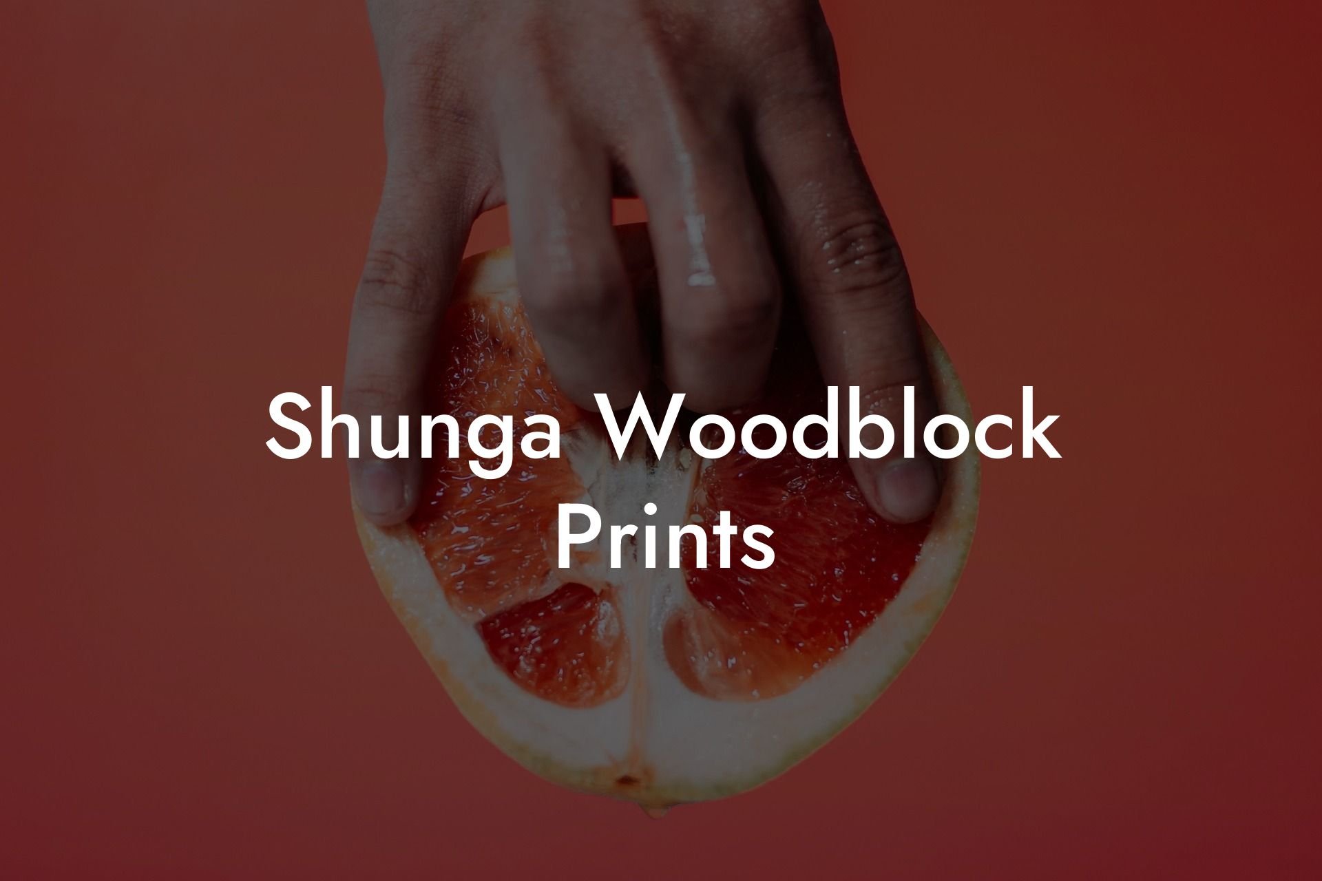 Shunga Woodblock Prints