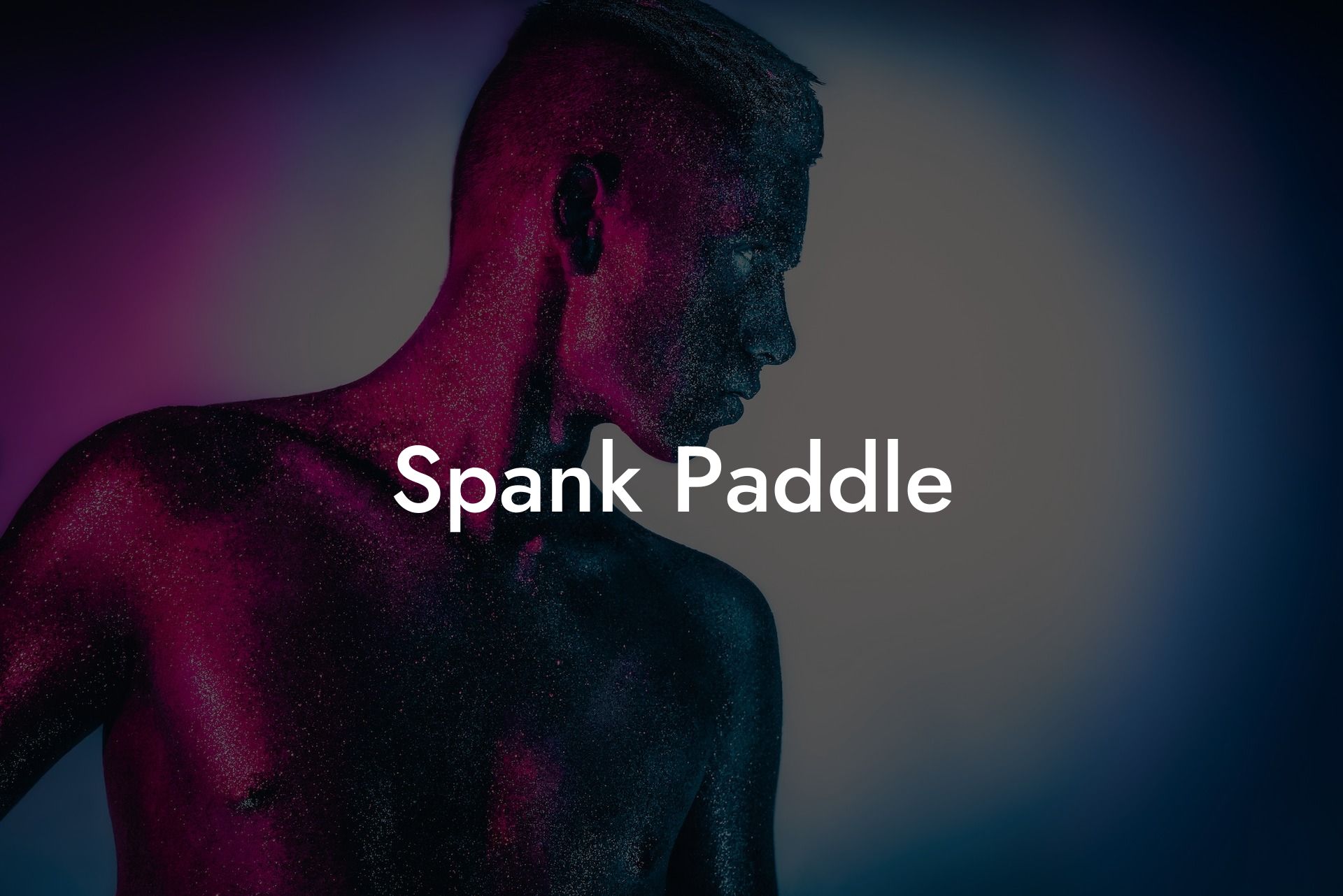 Spank Paddle