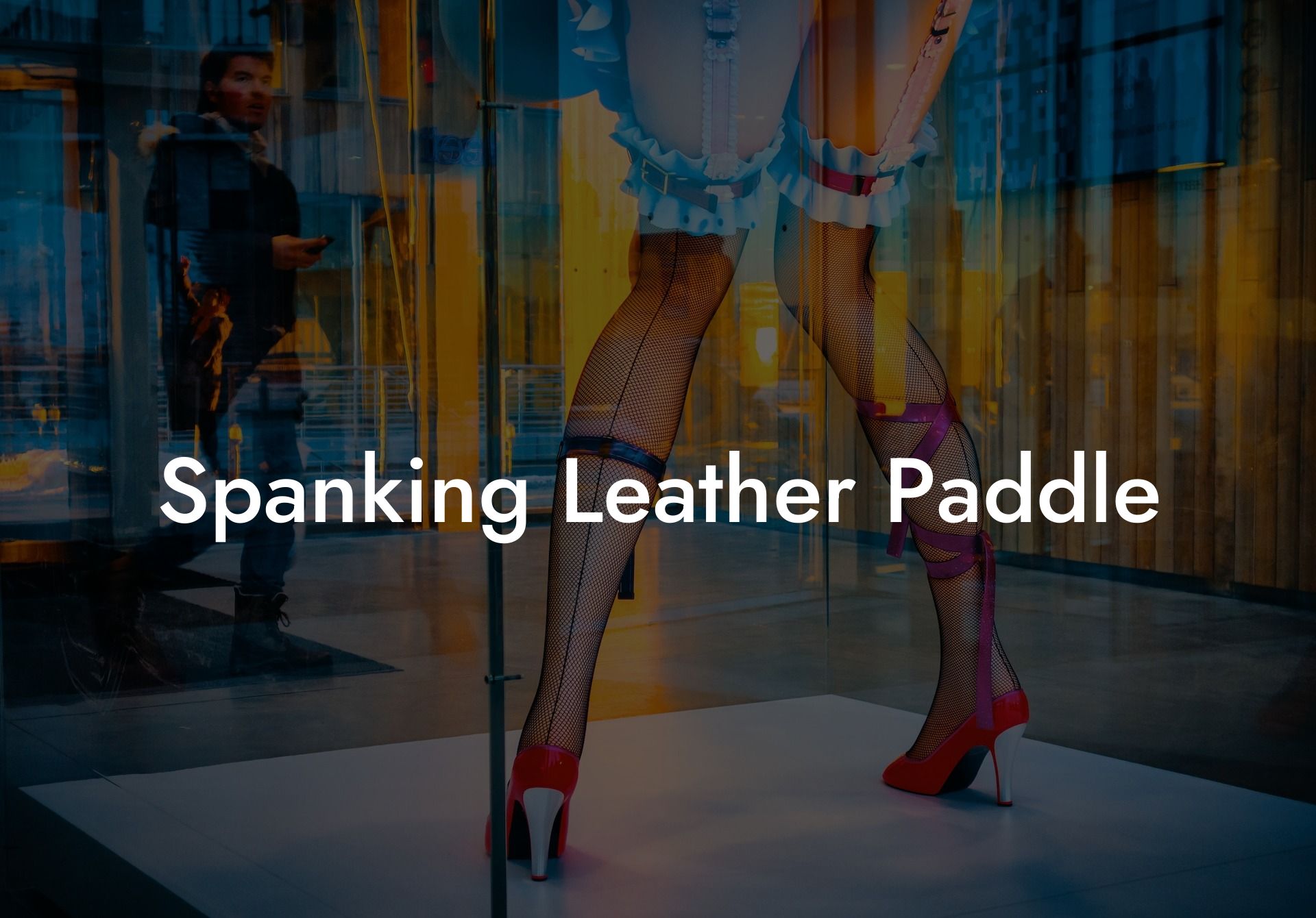 Spanking Leather Paddle
