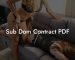 Sub Dom Contract PDF