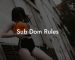 Sub Dom Rules