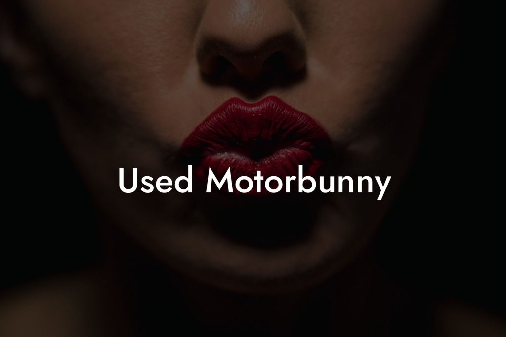 Used Motorbunny