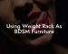 Using Weight Rack As BDSM Furniture