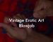 Vintage Erotic Art Blowjob