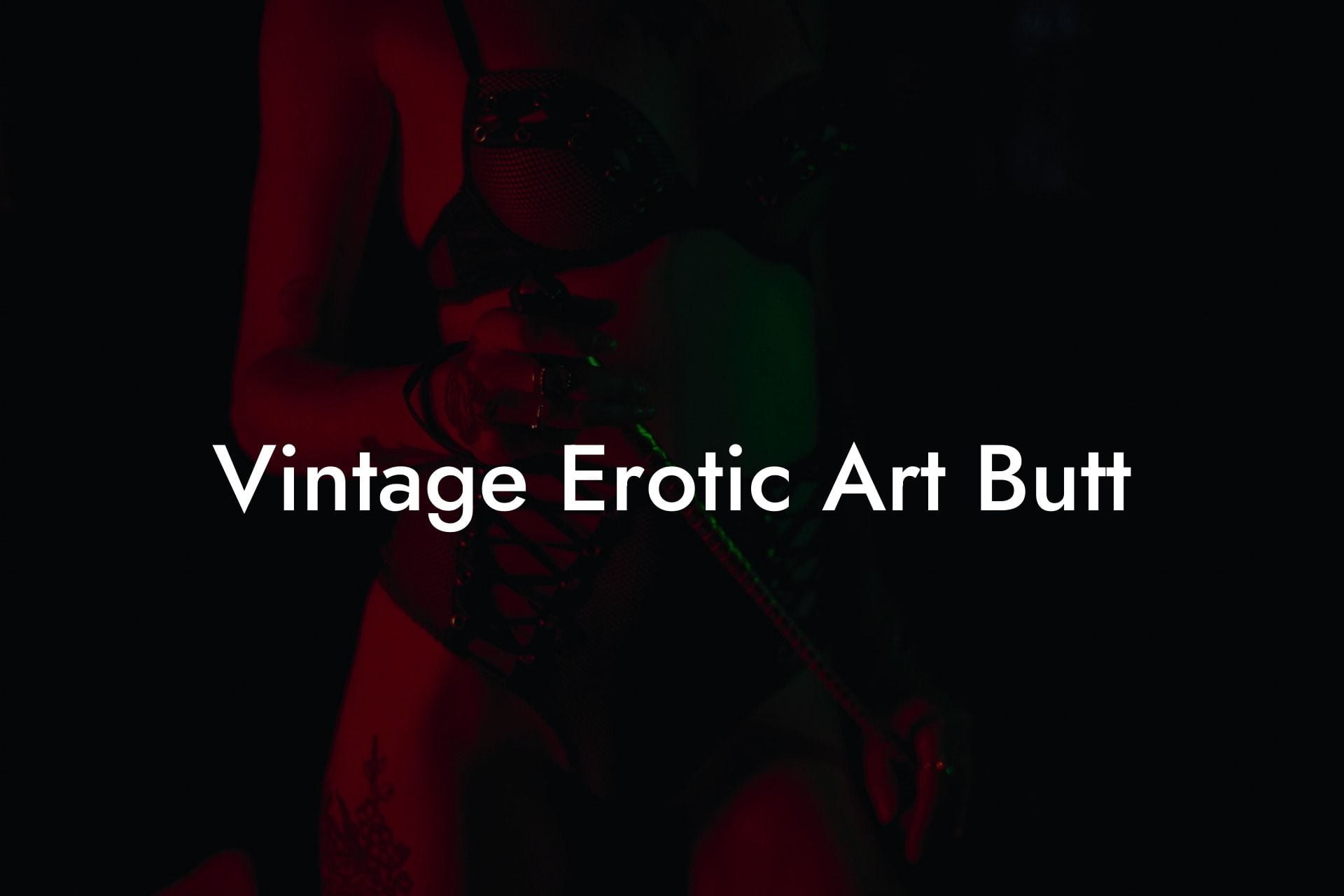 Vintage Erotic Art Butt