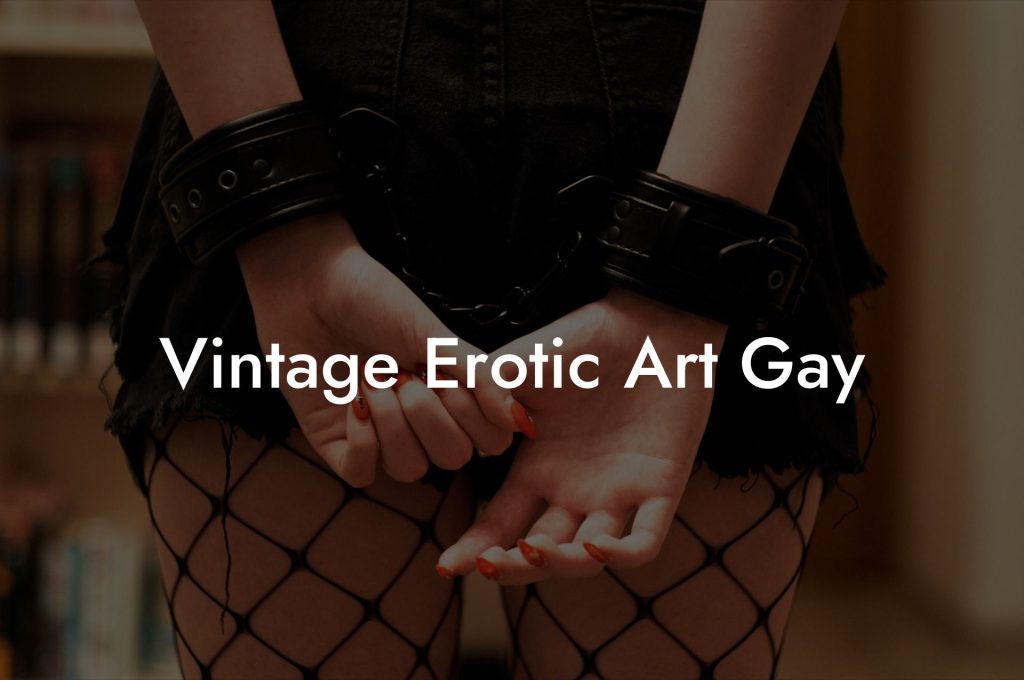 Vintage Erotic Art Gay