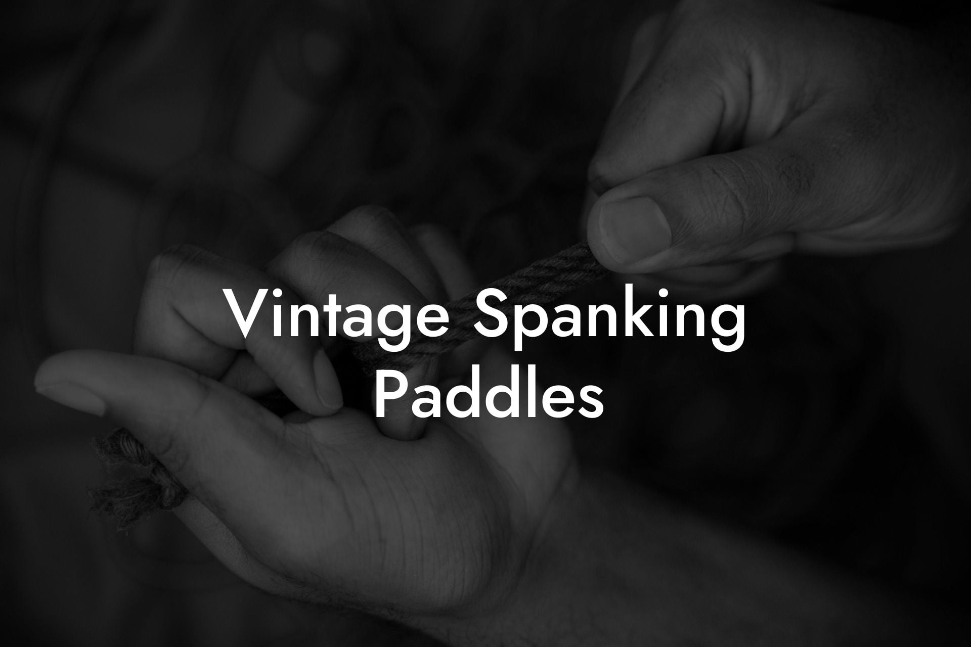 Vintage Spanking Paddles