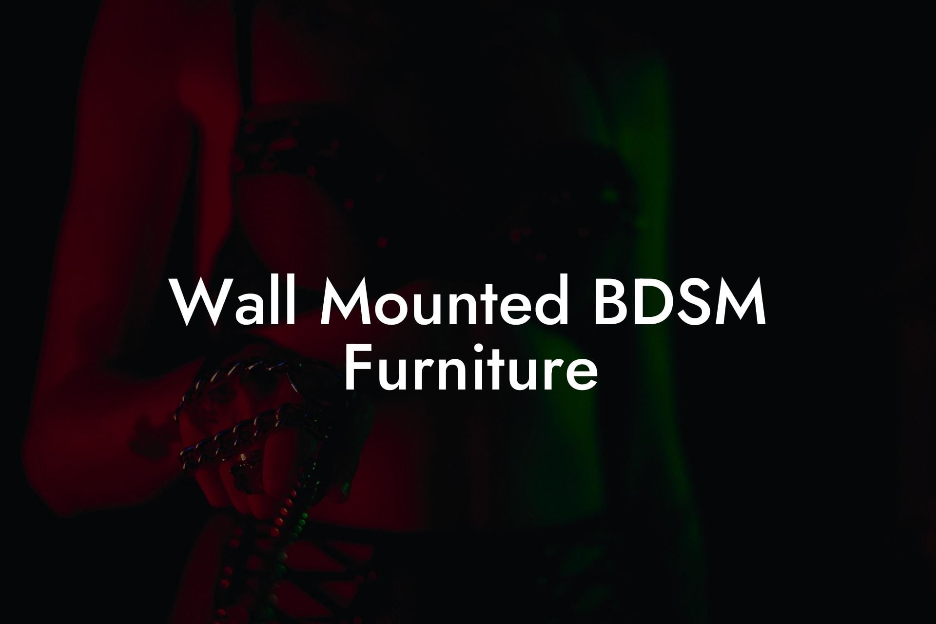 Wall Mounted BDSM Furniture