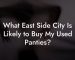 What East Side City Is Likely to Buy My Used Panties?