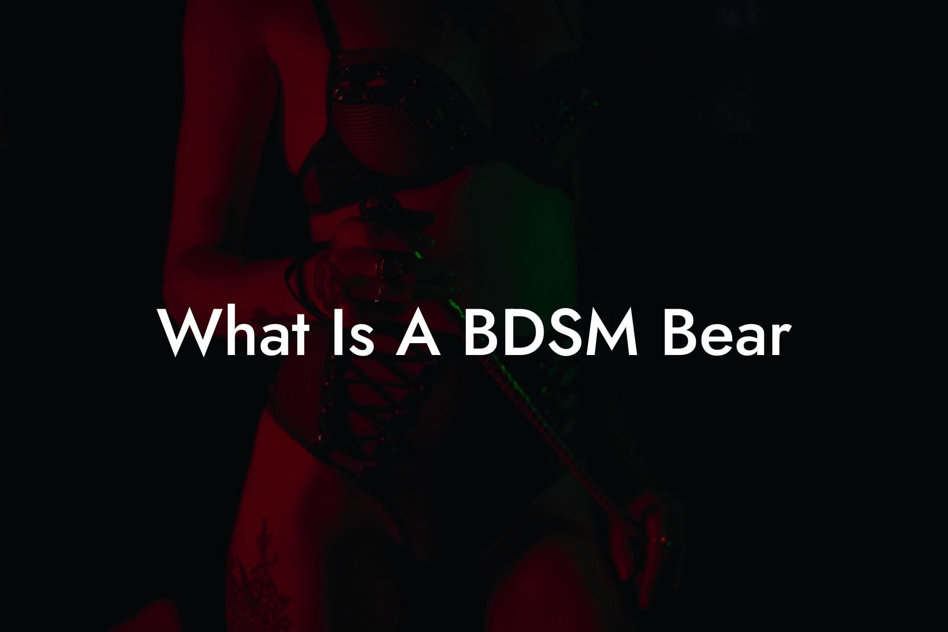 What Is A BDSM Bear