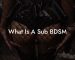What Is A Sub BDSM