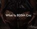 What Is BDSM Cnc