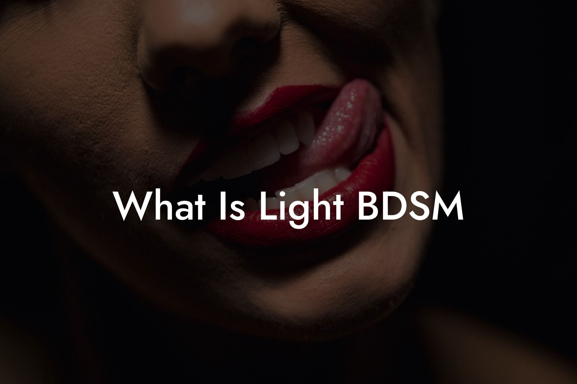 What Is Light BDSM