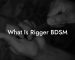 What Is Rigger BDSM