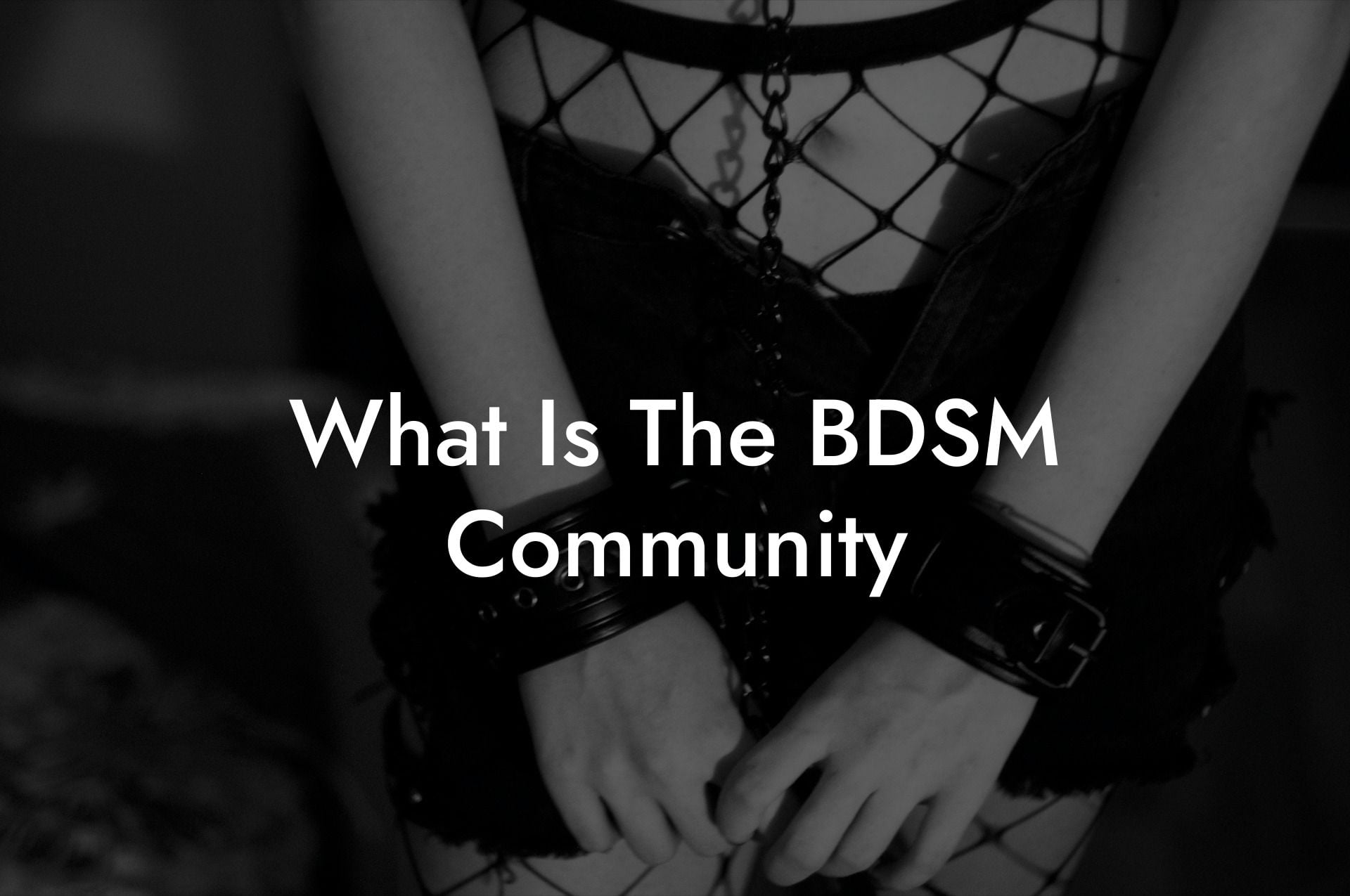 What Is The BDSM Community