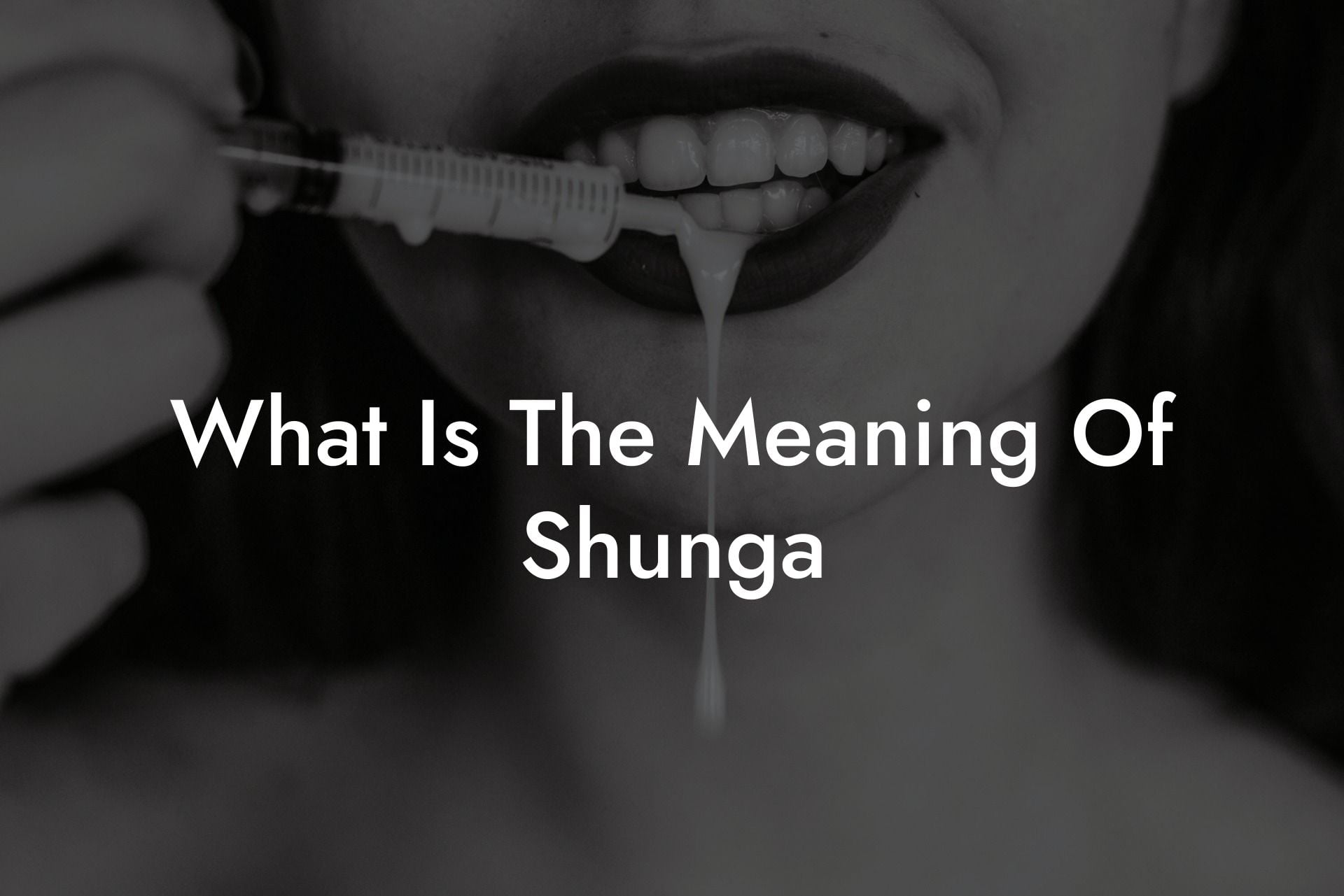 What Is The Meaning Of Shunga